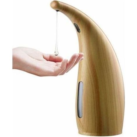 Distributeur de savon automatique sans contact. distributeur de savon mains libres 300 ml. capteur de profondeur IP67. distributeur de savon liquide pour salle de bain. cuisine (1/5)