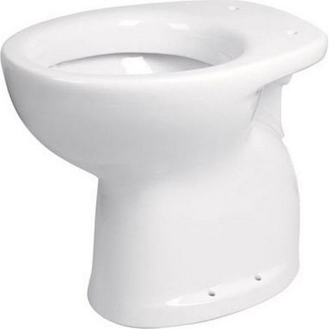 Vaso a pavimento per disabili in ceramica bianca con scarico a terra - Idral Easy 10205 (1/4)
