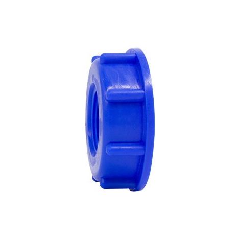 airfit Überwurfmutter 1"AG59mmx6mm, blau