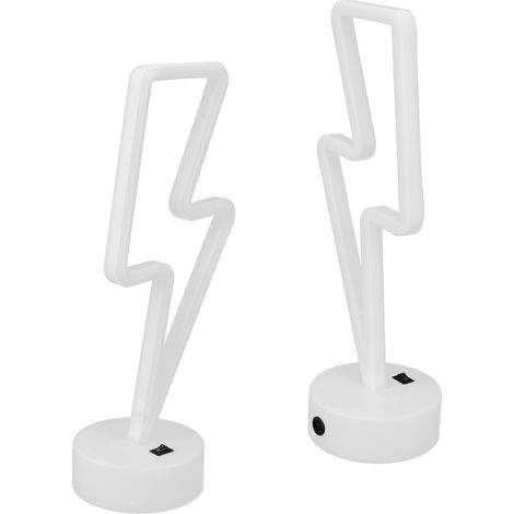 Einzigartige LED-Neon-Dekorationsleuchte, Nachttischlampe für Hochzeiten und Partys, USB-/Batteriebetrieben (1/5)
