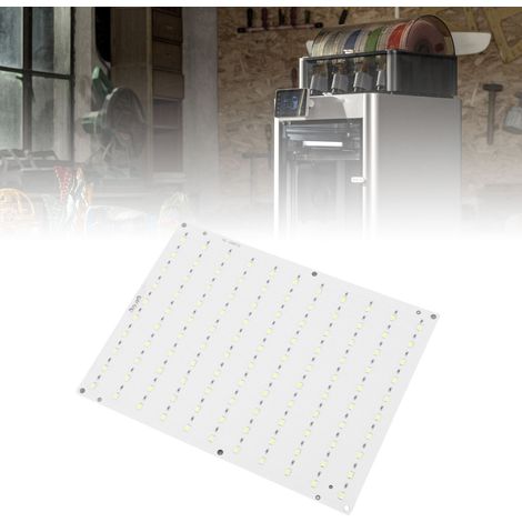 Kit de panneau rétroéclairé LED compatible avec Bambulab X1 X1C X1E X1 Carbon P1P P1S A1 A1 Mini (110 LED, luminosité réglable). (1/4)