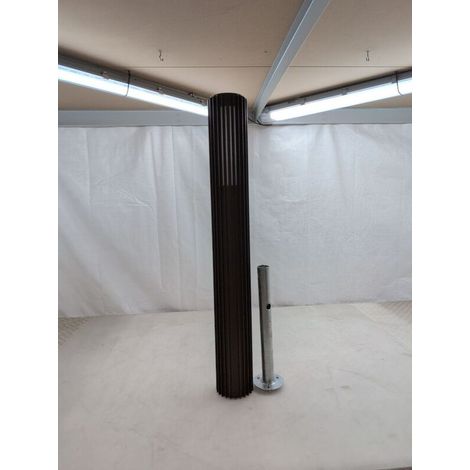 [GEBRAUCHT] B-Ware Nordlux Wegeleuchte Gartenleuchte Aludra 95 LED Pollerleuchte dimmbar braun (1/2)