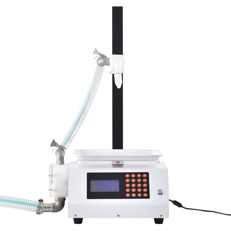 Mophorn Macchina riempitrice di liquidi, capacità 50 - 5000 g. Imbottigliamento automatico. Pompa a ingranaggi. Controllo digitale. Per miele, olio, vino, detersivo, liquidi viscosi. (Ugello singolo)