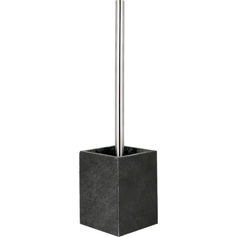 BATHSTAGE 63627 B-BLACK Escobillero Base Piedra - ref: BS-63627 (1/2)