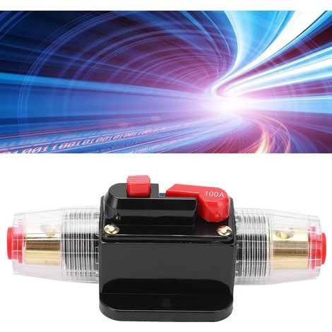 Disjoncteur Breaker2 à réarmement automatique, porte-fusible audio 100 A (1/4)