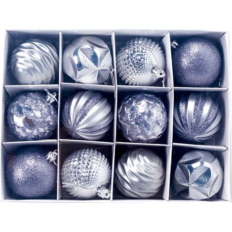 Bola De Adorno Navideña - Plástico - Para Árbol De Navidad - Decoración Interior - Pack De 1 Unidad (1/5)