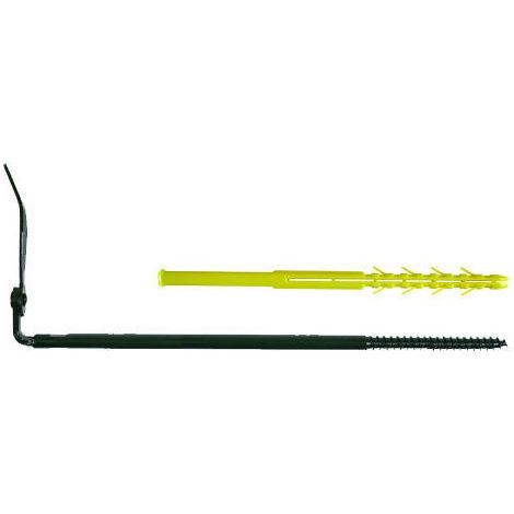 Ing Fixations – Arrêt de volet 0/10 – Butée réglable pour isolation extérieure 60-150 mm – Cheville 240 mm – A130170 (1/2)