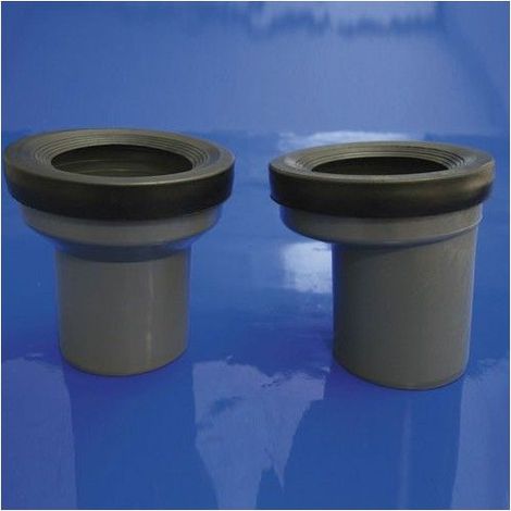 Manguito inodoro pvc t-90 recto 90