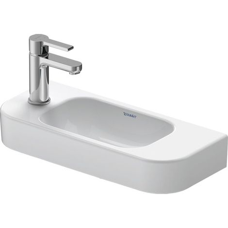 Duravit Happy D.2 - Lave-mains 50x22 cm, avec un trou pour robinetterie à gauche, blanc alpin 0711500009 (1/5)