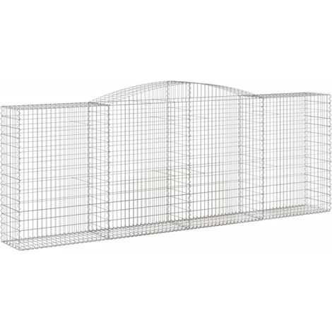Maison Exclusive - Gabione mit Hochbogen 400x50x140/160 cm Verzin
