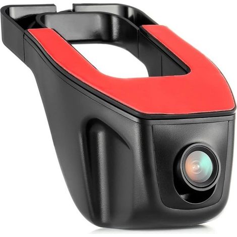 Dashcam anteriore e posteriore con telecamera Full HD 1080p, sensore G grandangolare a 336°, visione notturna, WDR e modalità parcheggio 24 ore su 24 con registrazione in loop. (1/4)