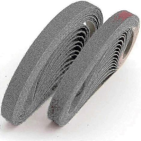 Bande abrasive z 13 x 457 mm. Jeu de 30 bandes abrasives pour ponceuses à bande Black & Decker. (1/5)
