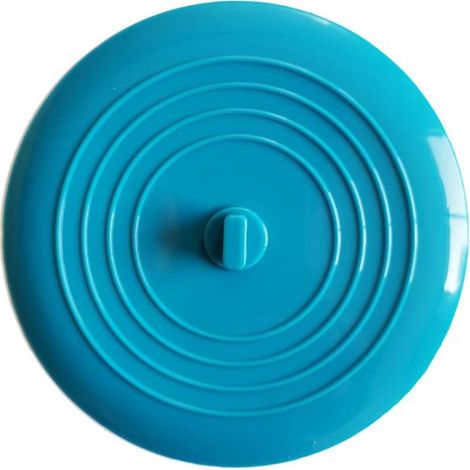 Set da 3 pezzi: tappo per vasca da bagno, tappo per lavandino, 15 cm, per bagno e cucina, ventosa in silicone, grigio scuro (1/5)