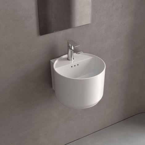 Salgar Waschbecken MONOLITH MINI GLANZ-WEISS Ø 365 x 380 mm (1/3)
