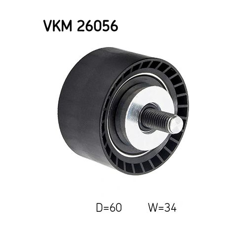 Poulie renvoi/transmission, courroie crantée SKF VKM 26056 VOLVO 31316581