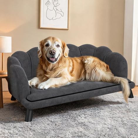 Couchage pour chien grigio 98,5 x 60,5 x 35,5 cm (1/5)