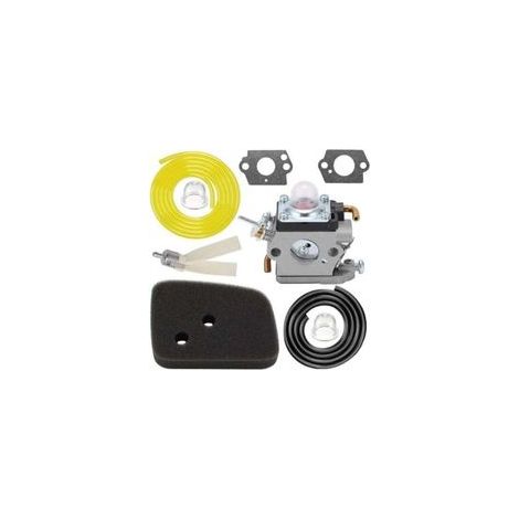 Carburateur pour Husqvarna 122HD45 122HD60 522HD60S 522HDR60S pour Jonsered HT2223T HT2218 Taille-haie Remplace 523012401 596658301, XU, Avec Filtre à air Filtre à Carburant Ligne de Carburant - (1/4)