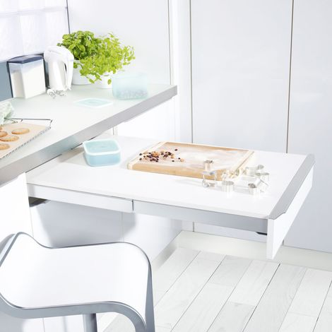 Kesseböhmer Ausziehtisch-Beschlag TopFlex Länge 810mm, silber (1/5)