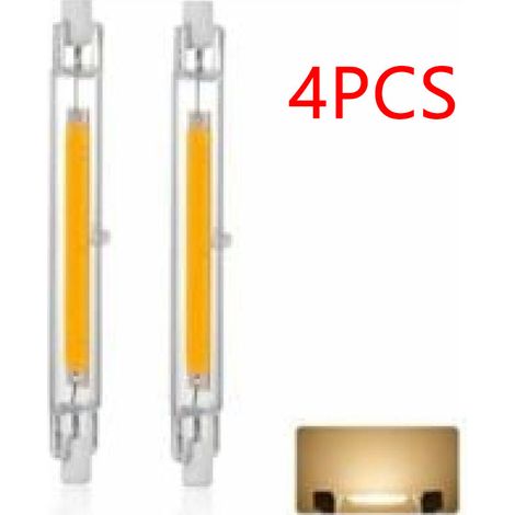 R7S LED-Glühbirne, 118 mm, 20 W, dimmbar, warmweiß 3000 K, 3000 lm, linear, ersetzt J118 20 W Halogenlampe, 360-Grad-Beleuchtung, flimmerfrei, R7S OCB LED-Röhren für Flutlicht, Packung mit Dolaso (1/5)
