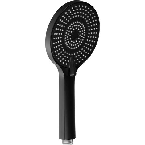 Sapho - Handbrause, 3 Strahlarten, schwarz matt SK879B (1/5)