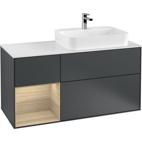 Villeroy & Boch F391PCHG Meuble sous-lavabo Finion F39 (1/2)