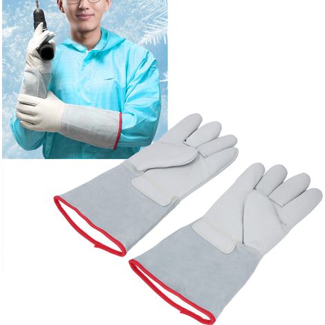Dicke, frostbeständige Handschuhe für LNG-Tankstellen, beständig gegen Frost und Kälte, flüssiges Ammoniak und flüssigen Stickstoff, beständig gegen verflüssigtes Erdgas und Trockeneis, Handschuhe, di (1/5)