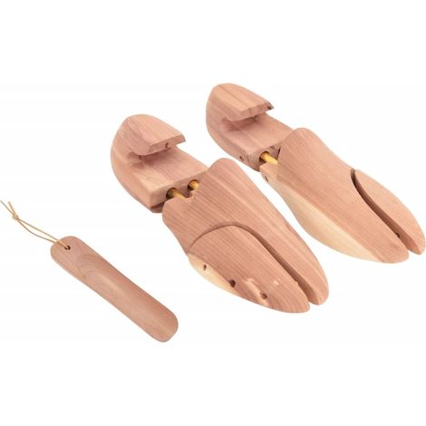 Teenpull – Schuhspanner mit Schuhlöffel EU 38-39 Massivholz Zeder (1/5)