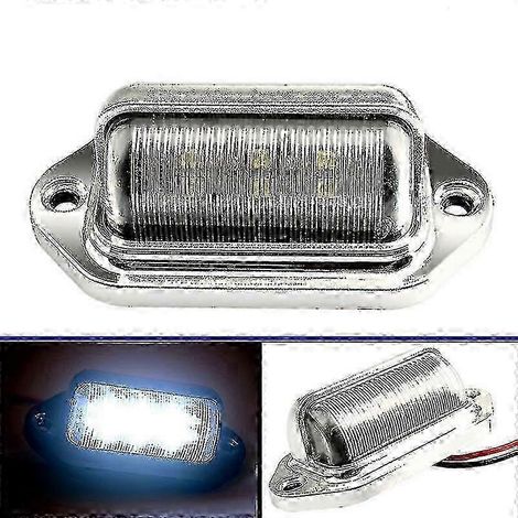 Éclairage universel à 6 LED pour plaque d'immatriculation de camions, SUV, remorques et fourgonnettes (1/5)