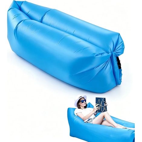 Gonflable canapé gonflable portatifes salon gonflable plage Himmelblau, Maison, Jardin (1/4)