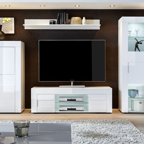 Porta TV BUILD bianco (1/5)