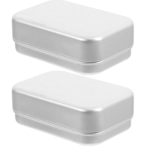 Boîte à Savonnette en Aluminium Japonaise Double Couche avec Couvercle, 2 Pièces, Légère et Résistante aux Chocs, pour Balcon et Armoire, Capacité 180ml (1/5)