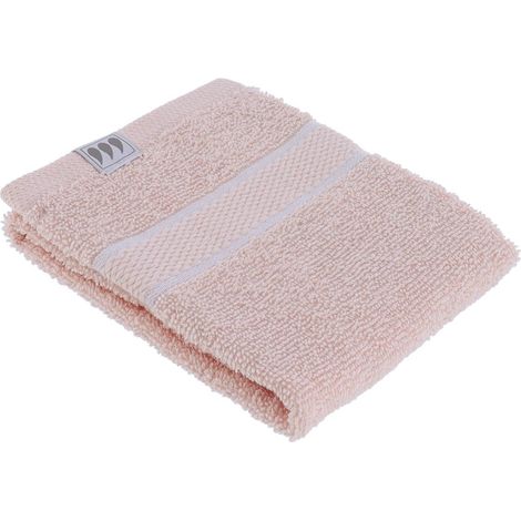 Asciugamano ospite 30x50 cm 100% cotone - rosa cipria - Tendance (1/2)