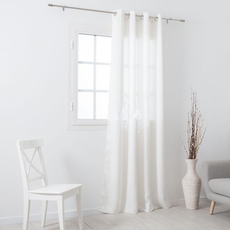 Rideau a oeillets 140x240cm Dreamtime Blanc
