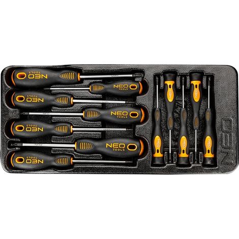 Insert tournevis de précision 12 pièces NEO TOOLS 84-247