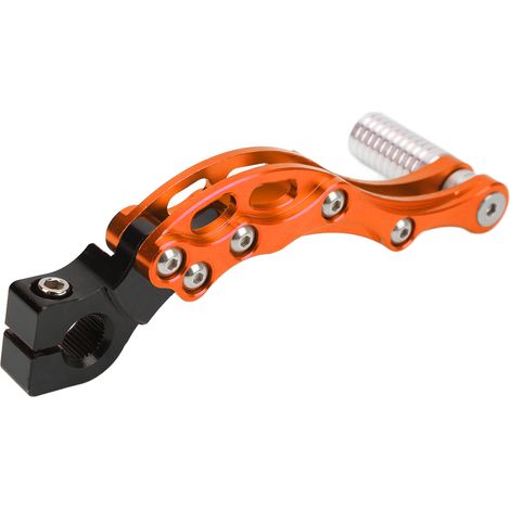 Kickstarterhebel aus hochfester Aluminiumlegierung, universelles Zubehör für Motorräder und Roller, orangefarben (1/5)