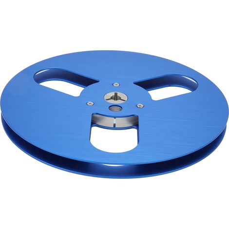 Bobine de Prise Vide 1/4" 7 Pouces en Alliage d'Aluminium pour Enregistreur TEAC - Bleu (1/5)
