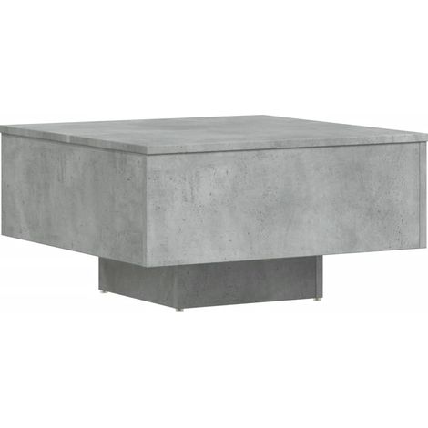 Maison Exclusive - Couchtisch Betongrau 60x60x31,5 cm Holzwerksto