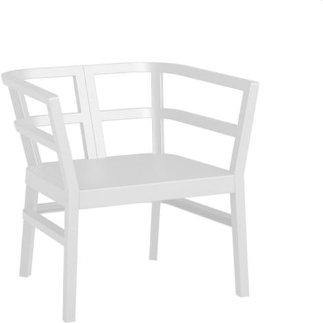 Sillón interior, exterior blanco CLICK-CLACK garbar