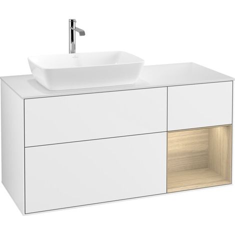 Villeroy & Boch F811PCGF Armoire sous-lavabo Finion F81 (1/2)
