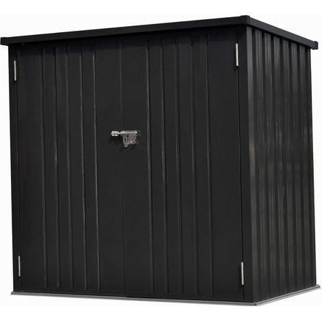 Werka Pro – Abri de jardin métal 1,3m2 – Dimensions 1.47x0.86m – Hauteur 1.34m – Construction robuste en métal – Pour espaces extérieurs confinés