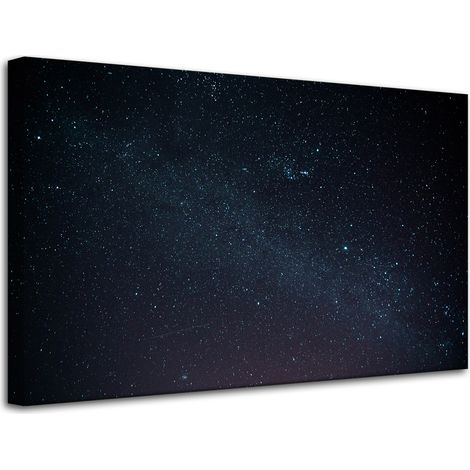 Leinwanddruck „Weltraumsterne am Nachthimmel“, 80 x 50 cm