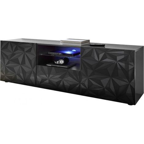 Meuble TV design 181 cm laqué Andreasse (1/5)
