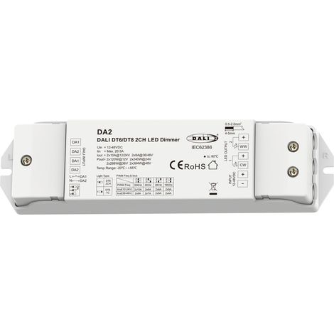 Attuatore 2CH DALI Controller (DT6/DT8) (1/3)