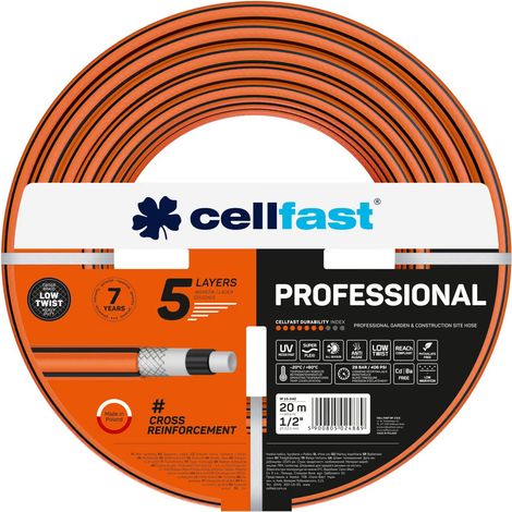 Tuyau d'arrosage professionnel Cellfast 1/2" 20 m
