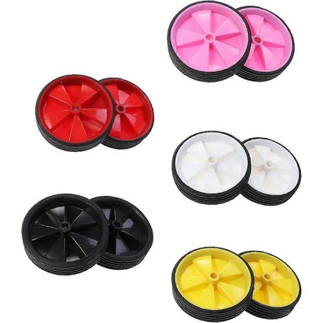 Roues d'apprentissage pour vélo enfant, 12-20 pouces, noires, 1 paire (1/5)