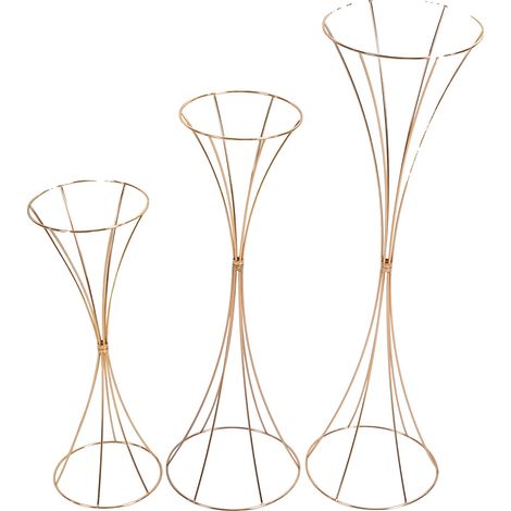 Blumenständer, modernes Design, elegante Präsentation, Gold (1/2)