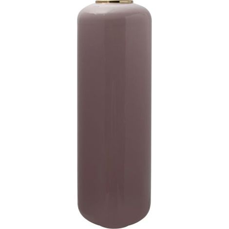 Vase Rond Design "Touna" 91cm Rose & Or (1/2)