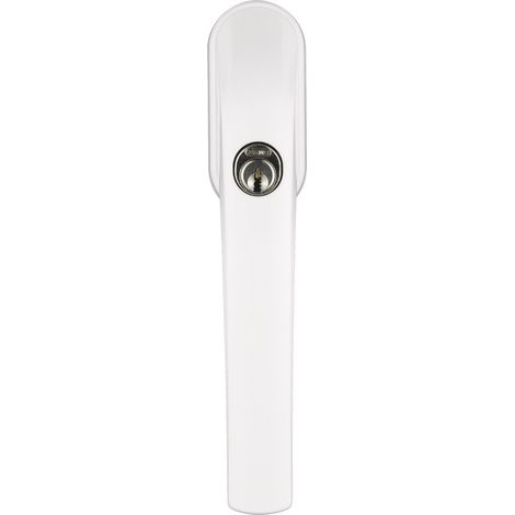 Fenstergriff FG300 W AL0125 Aluminium weiß abschließbar (1/4)