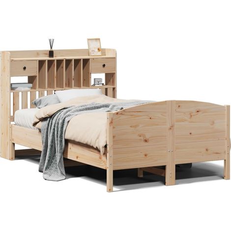Maison Exclusive - Letto Libreria senza Materasso 135x190 cm in Legno di Pino