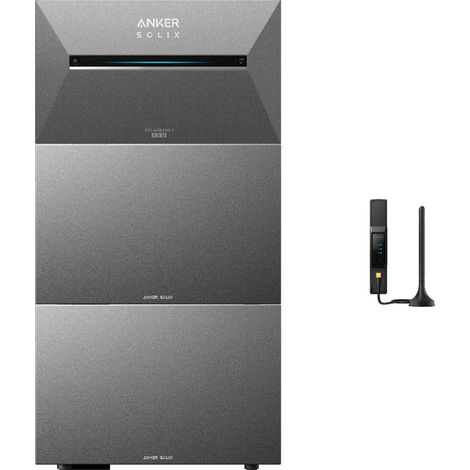 Kit Anker SOLIX Solarbank 3 E2700 Pro con 2 baterías de expansión BP5000 (1/5)